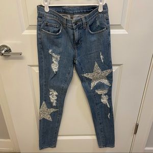 LF star jeans